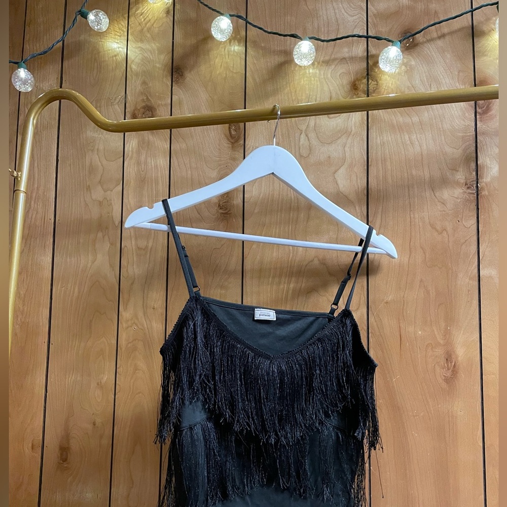 Black French lace shirt from Paris, France